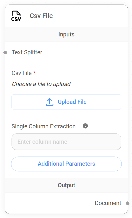 <p>Csv File Node</p>